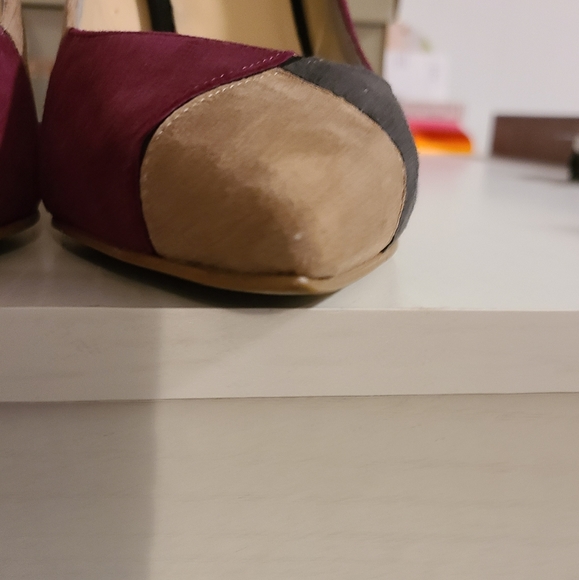 Patchwork Suede Pump-9 - Picture 12 of 13